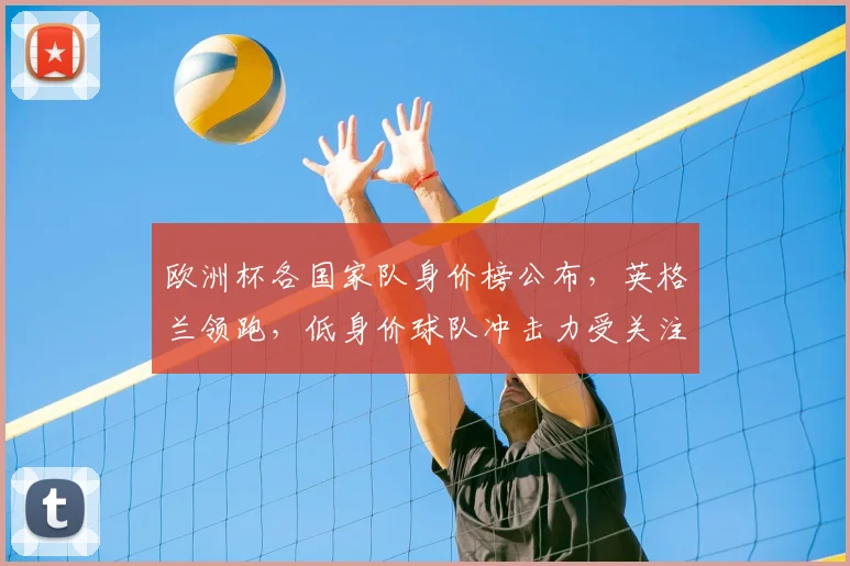 欧洲杯各国家队身价榜公布，英格兰领跑，低身价球队冲击力受关注